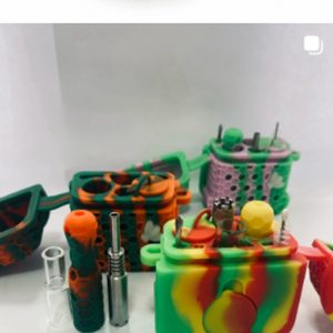 Pipa de Silicona + Kit Dab